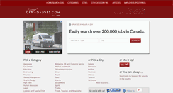 Desktop Screenshot of canadajobs.com